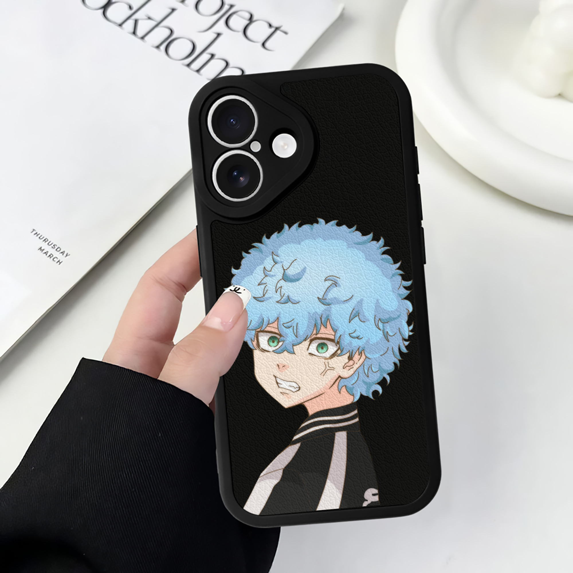 （画像用） 東京リベンジャーズ Tokyo Revengers 【iPhone 16シリーズ対応】シリコンスマホケース（レザー調） 材質：シリコン